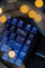 Starry Night Corridor - Themed Gradient Keycap Set - KeyArtisan