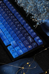 Starry Night Corridor - Themed Gradient Keycap Set - KeyArtisan