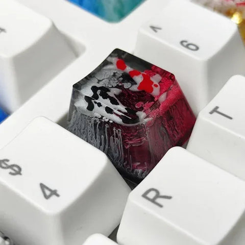 Zen Pond Theme Artisan Resin Keycap