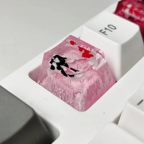 Zen Pond Theme Artisan Resin Keycap