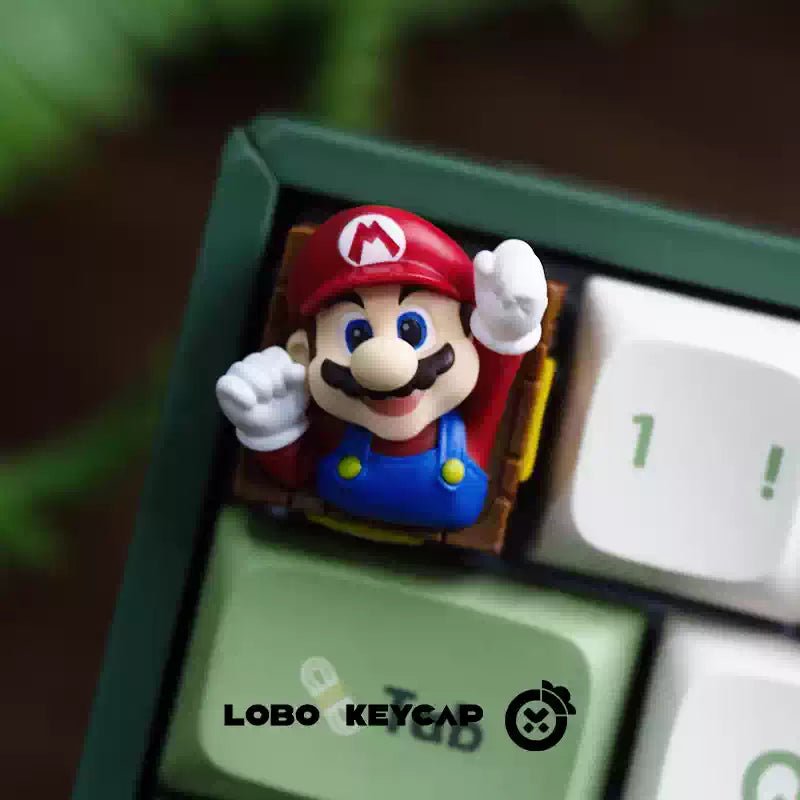 Super Mario Bros. Layered Resin Artisan Keycap - KeyArtisan