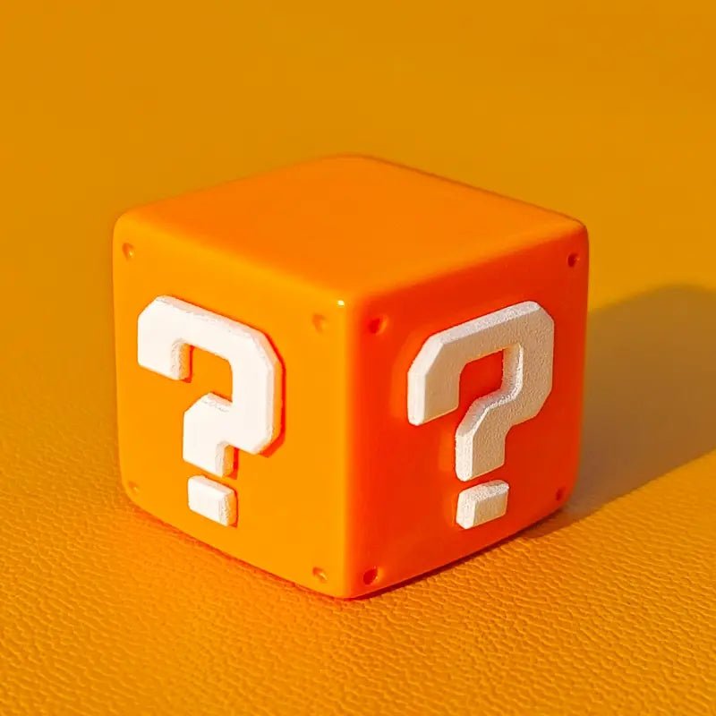 Super Mario Keycap – Light - Up Question Box & Coin Design - KeyArtisan