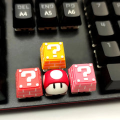 Super Mario: Question Mark Block Keycaps - KeyArtisan