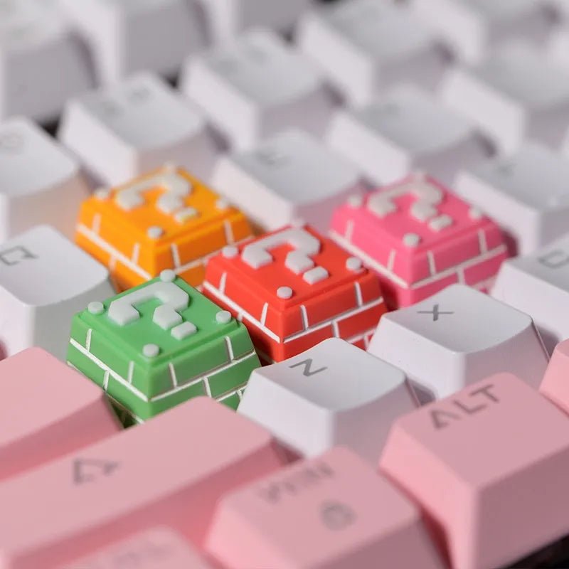 Super Mario: Question Mark Block Keycaps - KeyArtisan