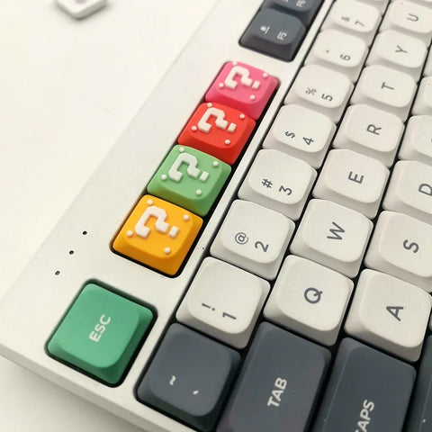 Super Mario: Question Mark Block Low Shaft Keycaps