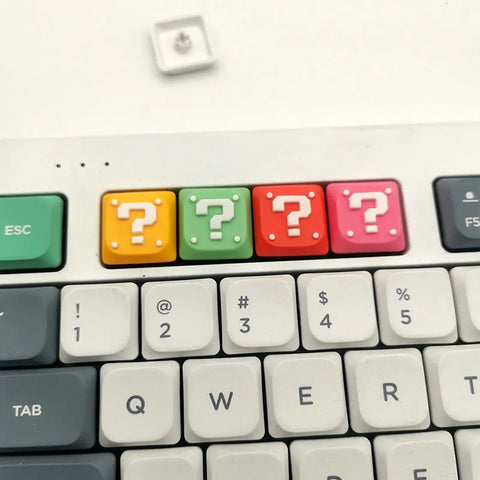 Super Mario: Question Mark Block Low Shaft Keycaps