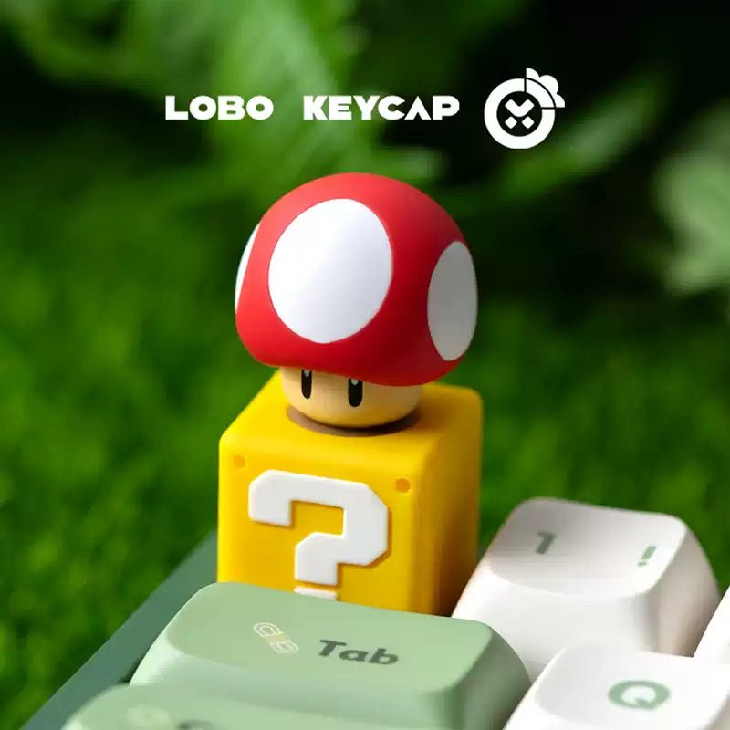Super Mario Rotating Artisan Resin Keycap - KeyArtisan