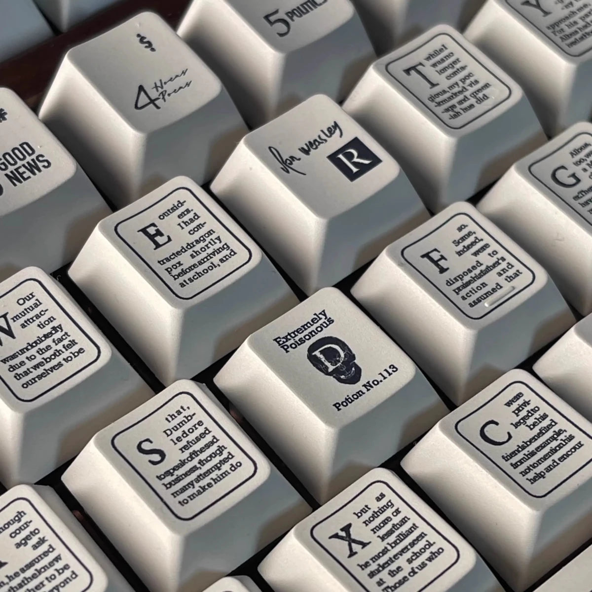 The Daily Prophet | Harry Potter Theme Keycap Set - KeyArtisan® - KeyArtisan
