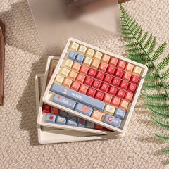 Three Layer Keycap Storage With Frosted Lid - KeyArtisan