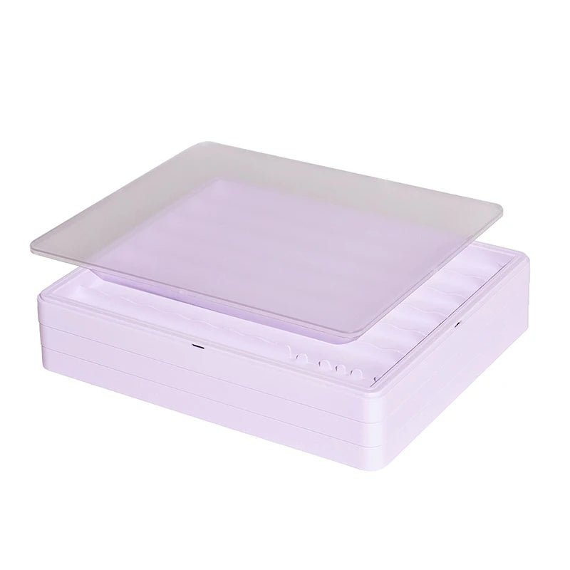 Three Layer Keycap Storage With Frosted Lid - KeyArtisan