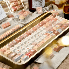 Toasted Bread - Themed Cute Cherry / MOA Profile PBT Keycap Set - KeyArtisan