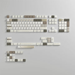 Vintage Botanist Milk Coffee Keycap Set - KeyArtisan