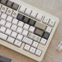 Vintage Botanist Milk Coffee Keycap Set - KeyArtisan