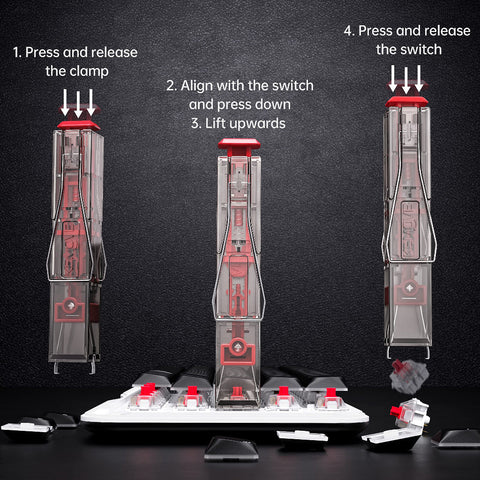 [In Stock] KEMOVE 2-In-1 Switch/Keycap Puller For Hot-Swappable Mechanical Keyboard