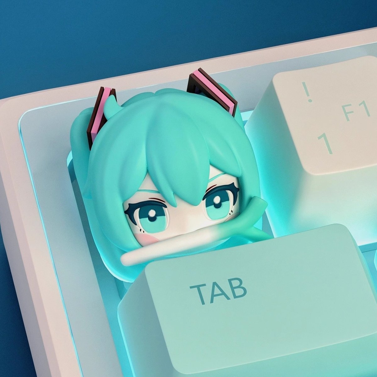 VOCALOID: Fufu Hatsune Miku Keycap - KeyArtisan
