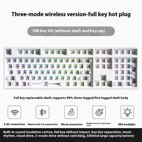 Noppoo F108 Barebones Mechanical Keyboard Kit