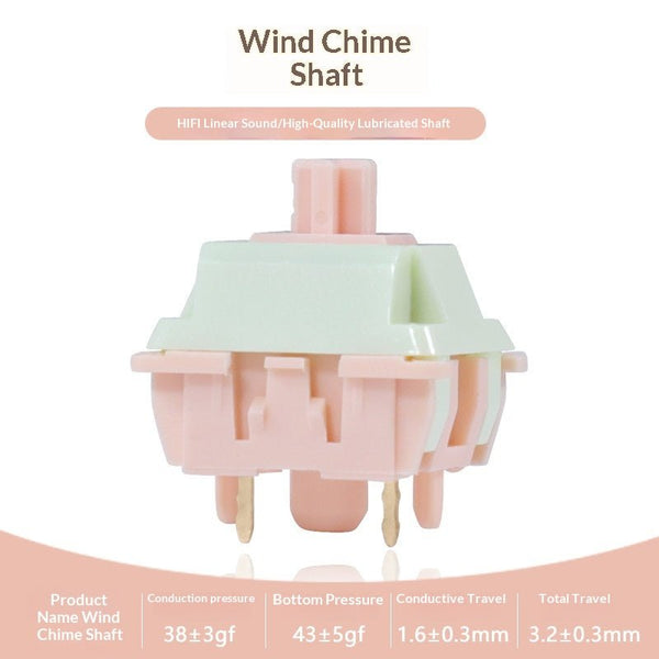 Wind Chime Linear Switches – HIFI Smooth Feel - KeyArtisan