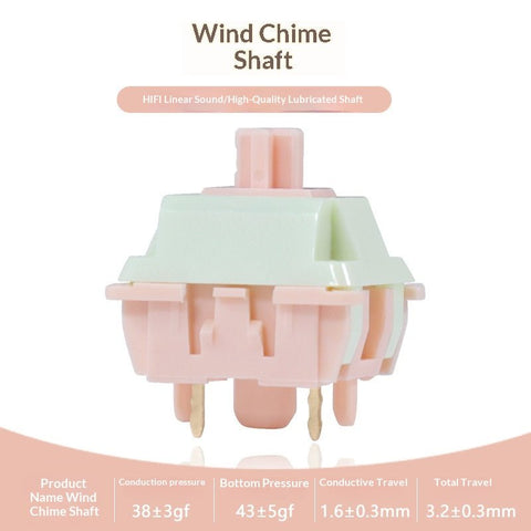 Wind Chime Linear Switches – HIFI Smooth Feel - KeyArtisan