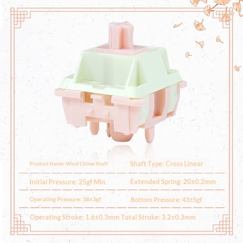 Wind Chime Linear Switches – HIFI Smooth Feel - KeyArtisan