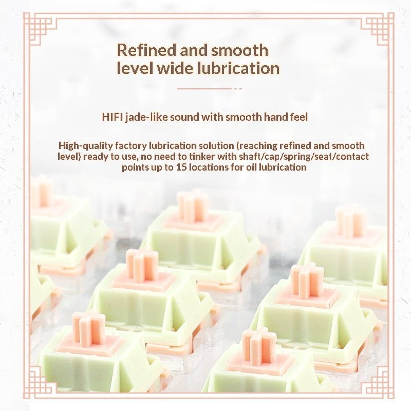 Wind Chime Linear Switches – HIFI Smooth Feel - KeyArtisan