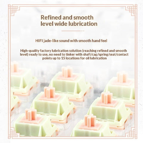 Wind Chime Linear Switches – HIFI Smooth Feel - KeyArtisan