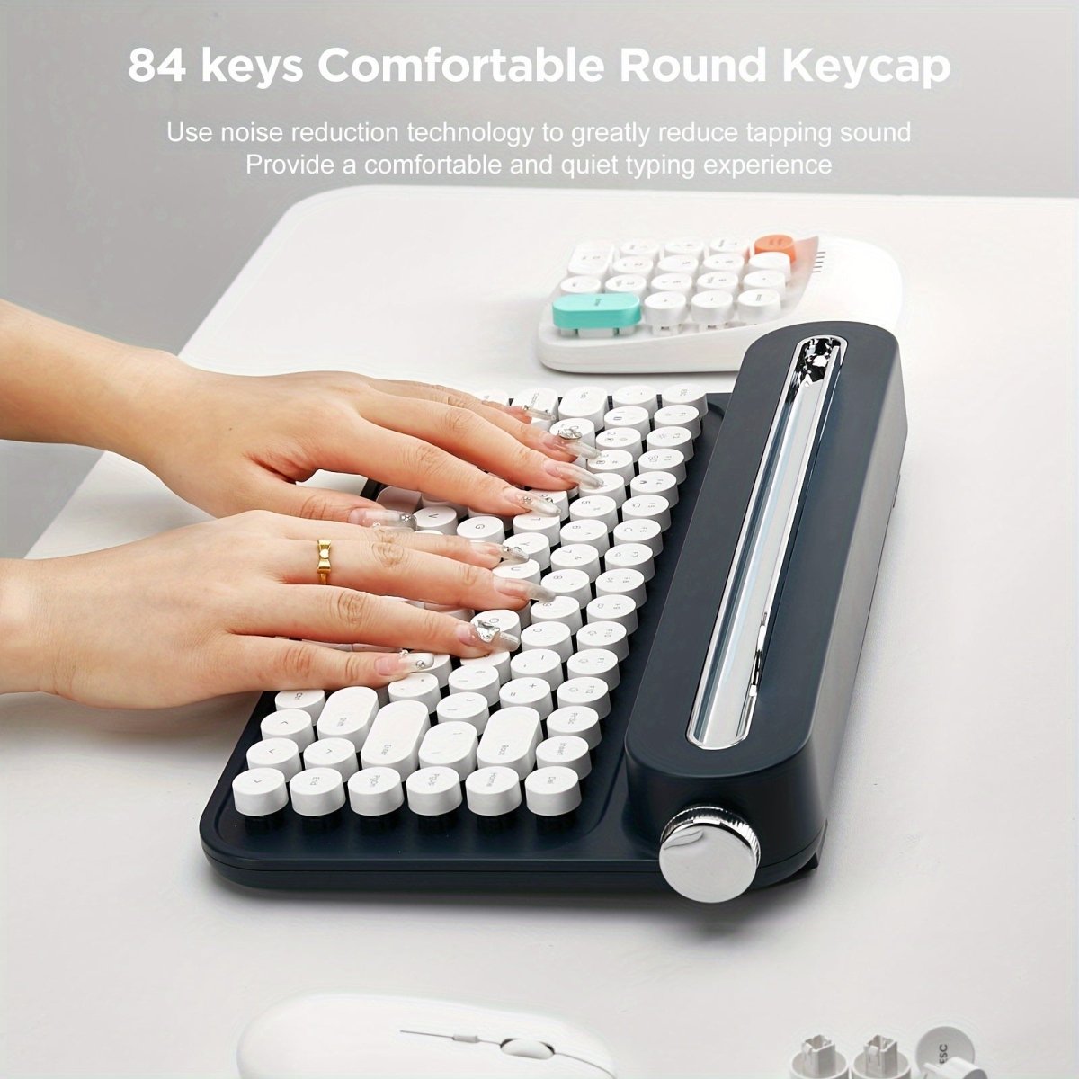 Wireless Typewriter 75% Bluetooth Keyboard, YUNZII ACTTO B303/B305 - KeyArtisan