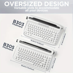 Wireless Typewriter 75% Bluetooth Keyboard, YUNZII ACTTO B303/B305 - KeyArtisan