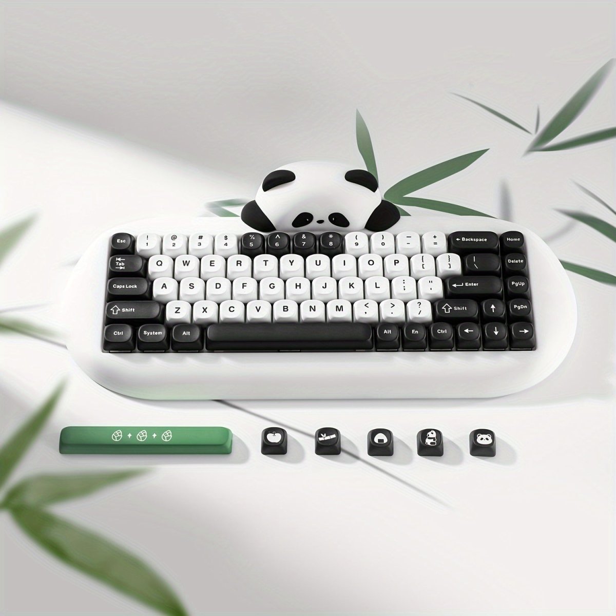 YUNZII C68 Panda Wireless Mechanical Keyboard - KeyArtisan