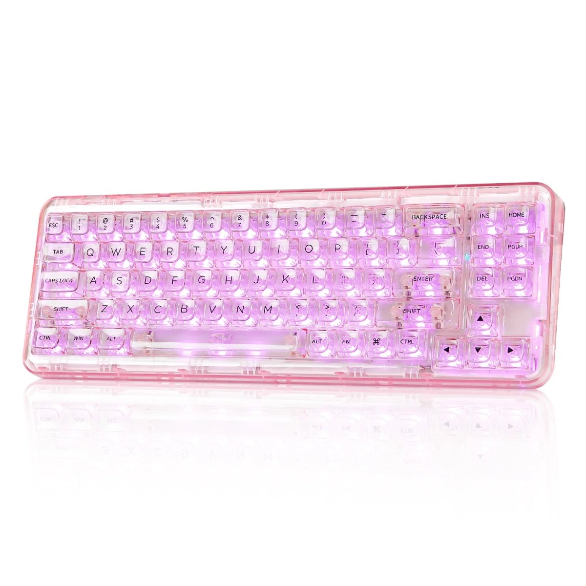 YUNZII X71 Clear Mechanical Keyboard - Tri - Mode - KeyArtisan