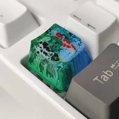 Zen Pond Theme Artisan Resin Keycap - KeyArtisan