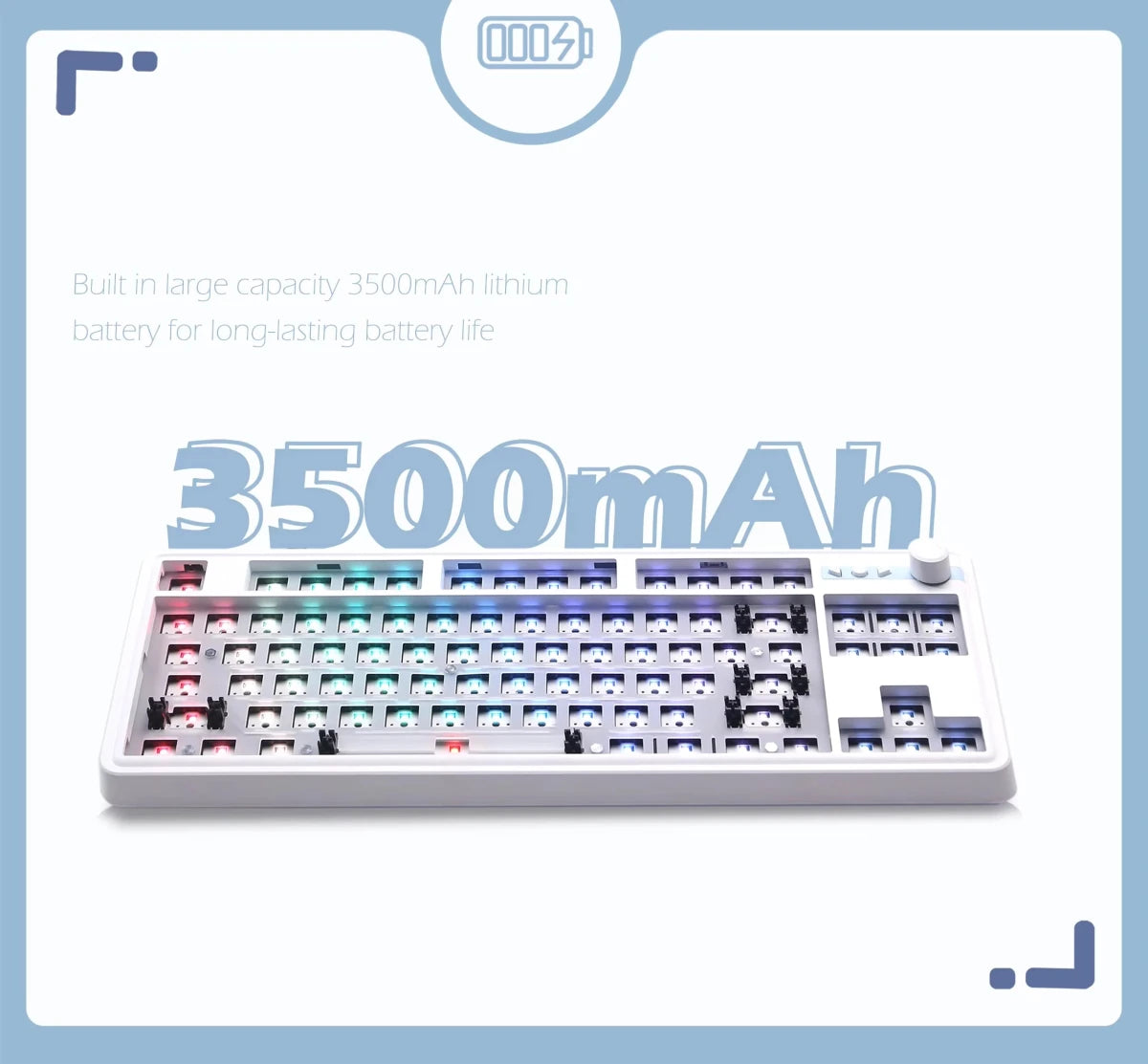 Teclado Mecânico ZUOYA LS01 Barebone 75%